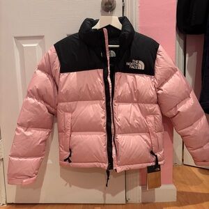 The North Face Womens 1996 Retro 700 Pink Down Puffer Jacket